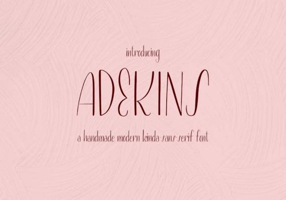 Adekins: The Handwritten Font for Clear Campaigns