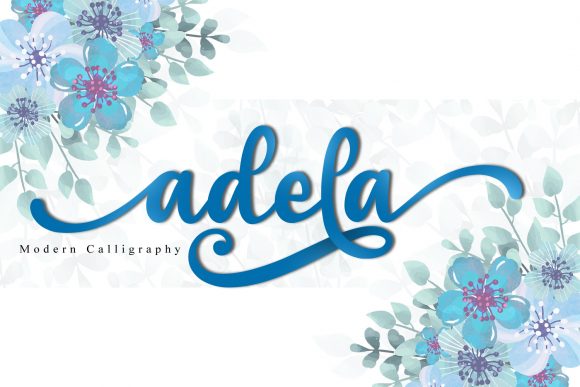 Adela: A Whimsical Script Font for Bold Branding
