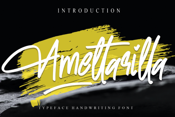 Amettarilla: A Refined Script Typeface for Editorial Design