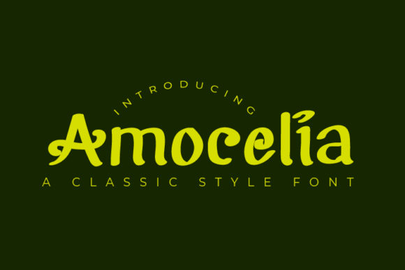 Amocelia: A Handwritten Typeface for Editorial Calm