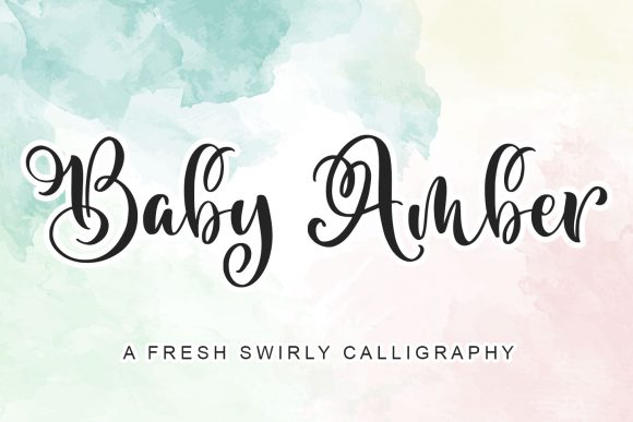 Baby Amber: A Whimsical Script Font for Modern Branding