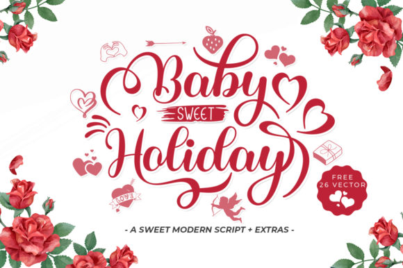 Baby Sweet Holliday: A Delicate Script Font for Editorial Design
