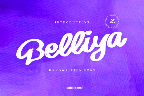 Belliya: A Handwritten Font for Makers