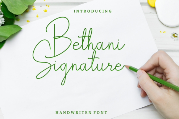 Bethani Signature Font for Campaigns