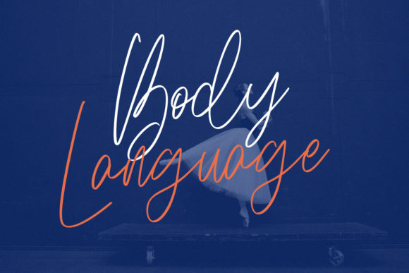 Body Language Font: A Delicate Script for Modern Branding