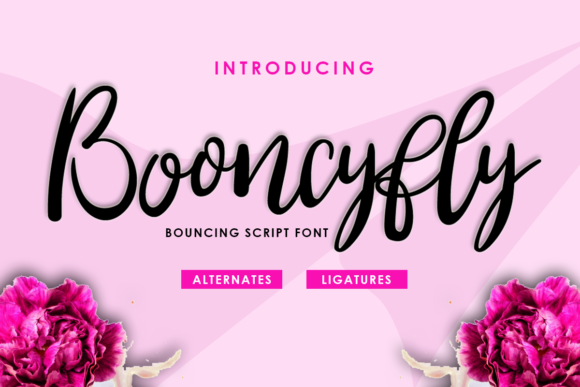 Booncyfly: A Handwritten Font for Makers