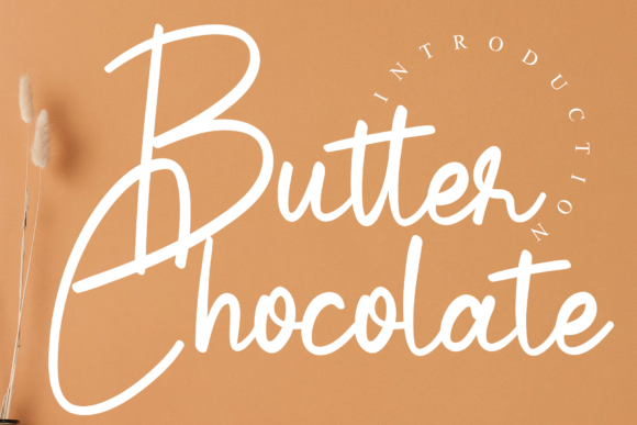 Butter Chocolate Font for Handmade Makers