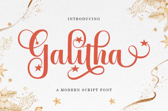 Galitha: A Playful Handwritten Font for Editorial Design