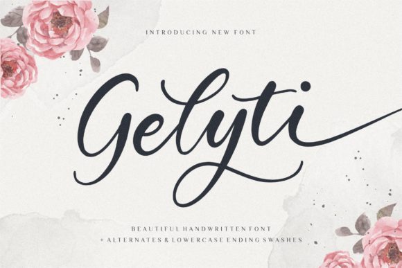 Gelyti: A Delicate Handwritten Font for Makers