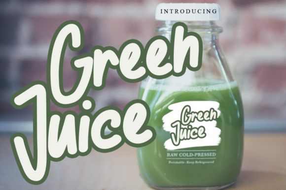 Green Juice Font: A Fresh Script for Makers