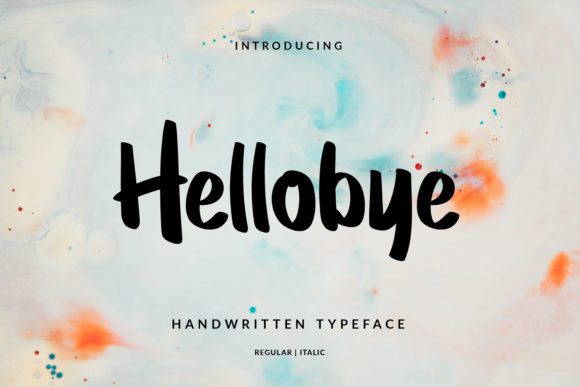 Hellobye: A Whimsical Script Font for Makers