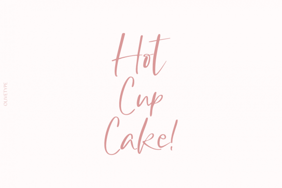 Hot Cup Cake: A Script Font for Campaigns