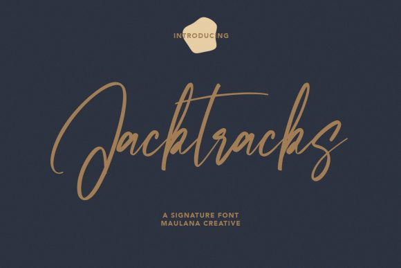 Jacktracks: The Script Font That Elevates Campaign Design