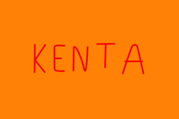 Kenta: A Handwritten Font for Authentic Branding