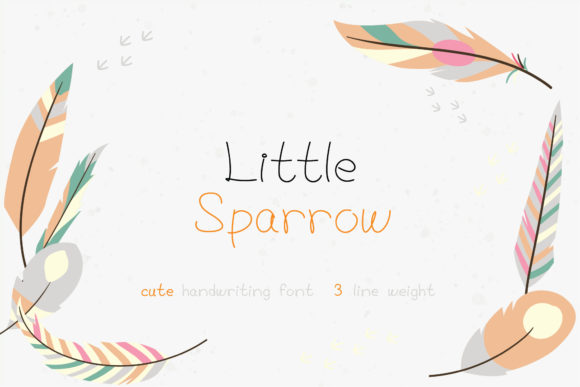 Little Sparrow: A Delicate Script Font for Web Design