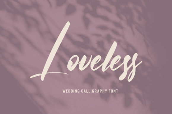 Loveless Font: Elegant Script for Handmade Brands