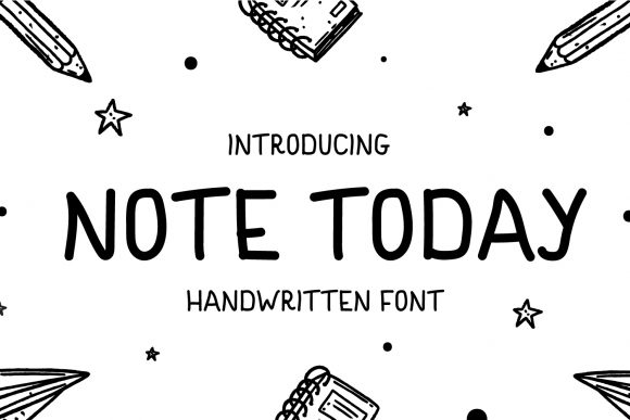 Note Today: A Handwritten Font for Branding
