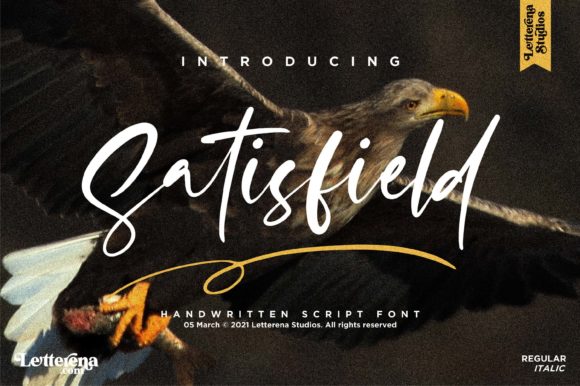 Satisfield: A Delicate Script Font for Branding