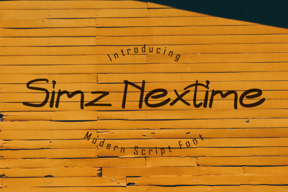 Simz Nextime: A Handwritten Font for Branding