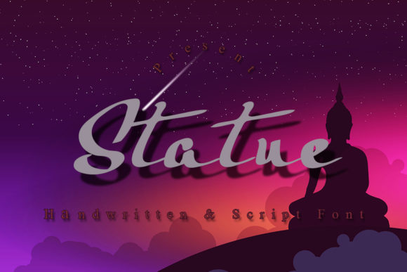 Statue Font: A Whimsical Script for Brand Identity