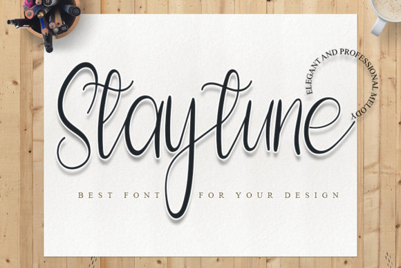 Staytune: A Handwritten Typeface for Editorial Grace