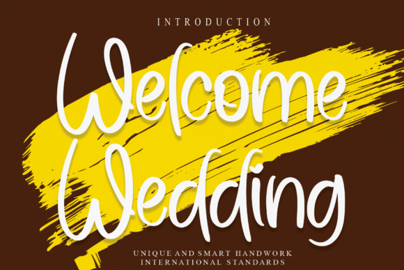 Welcome Wedding: A Refined Script Typeface