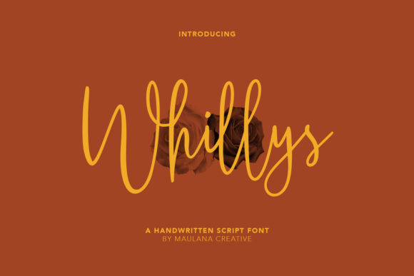 Whillys: A Romantic Script Font for Makers